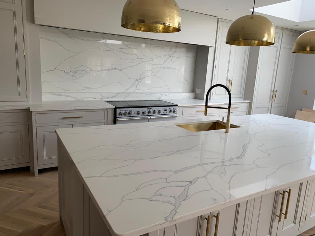 Quartz Kitchen Island