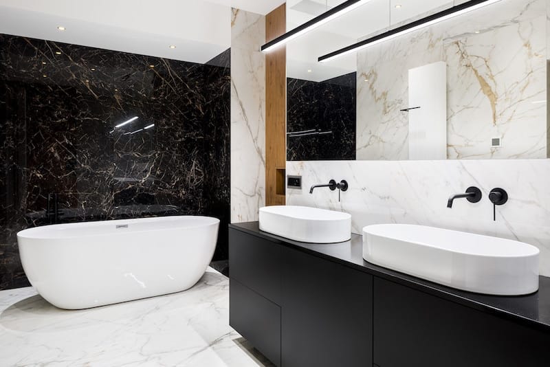 marble bathroom