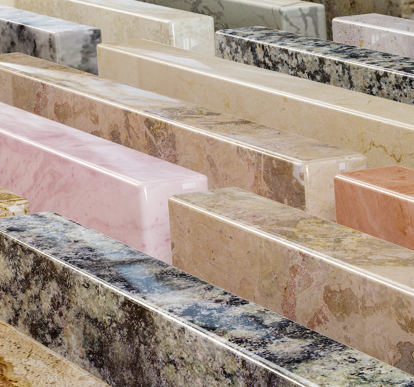 stone worktop samples