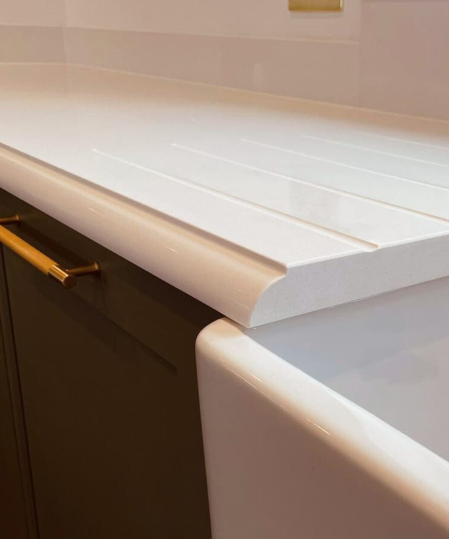 marble worktop edge