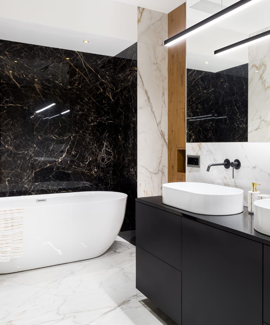 marble bathroom