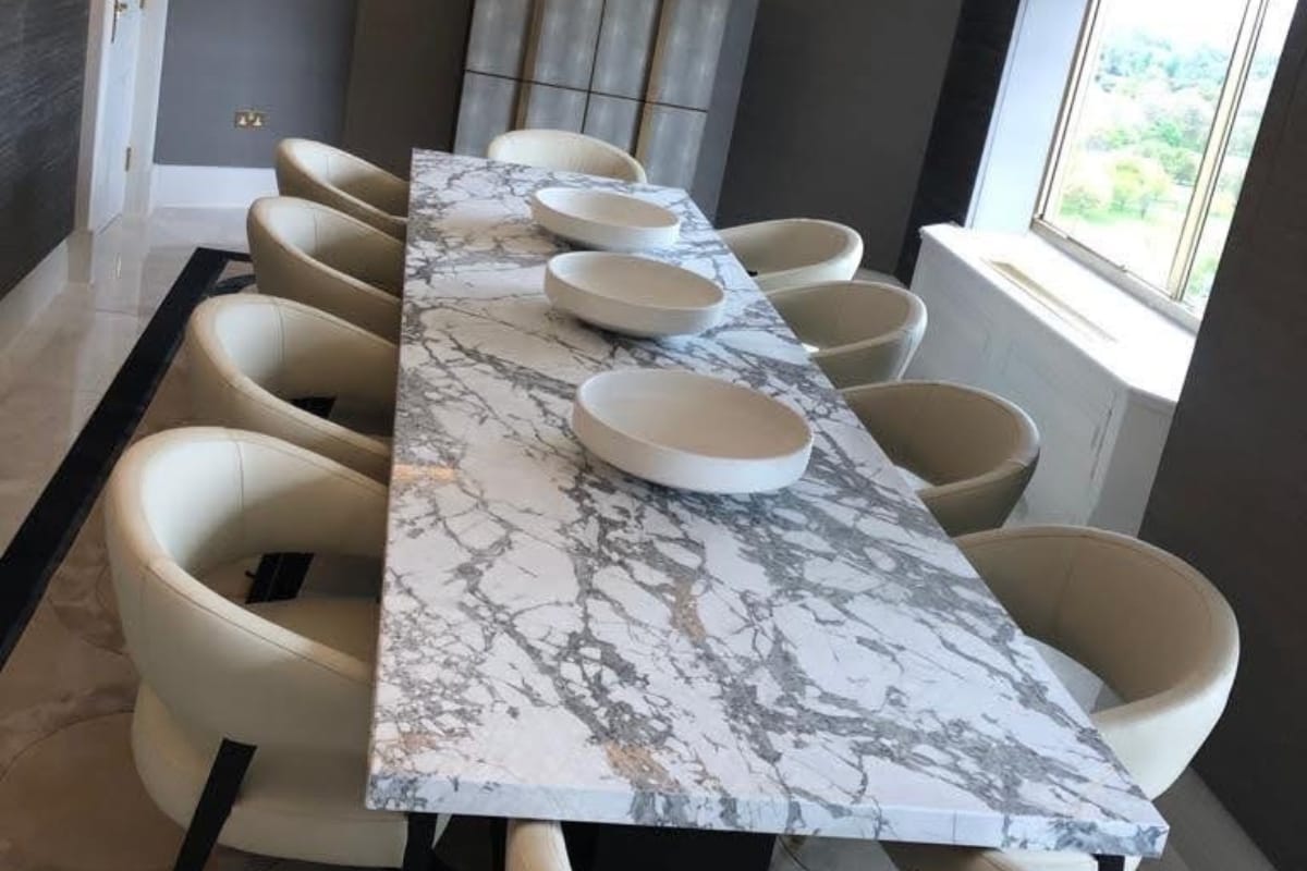 bespoke marble table