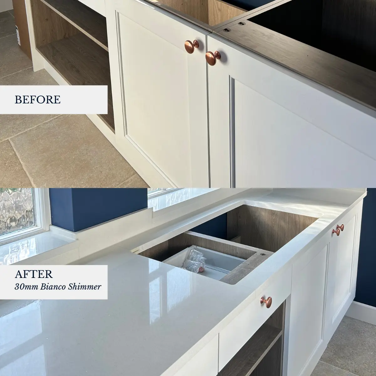 before after marble top picture