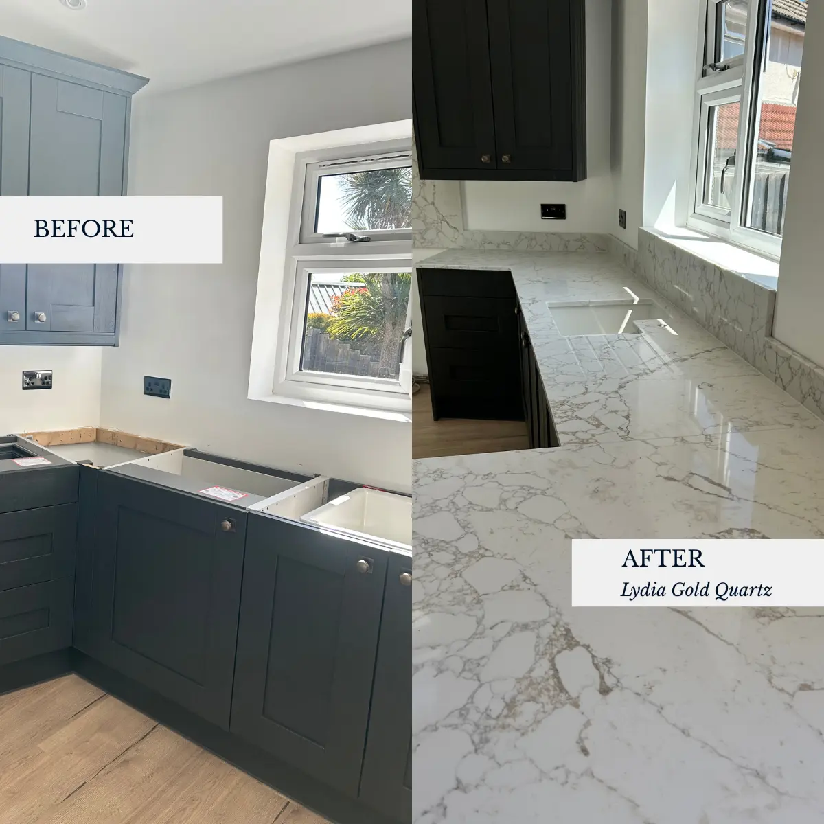 before after marble top picture