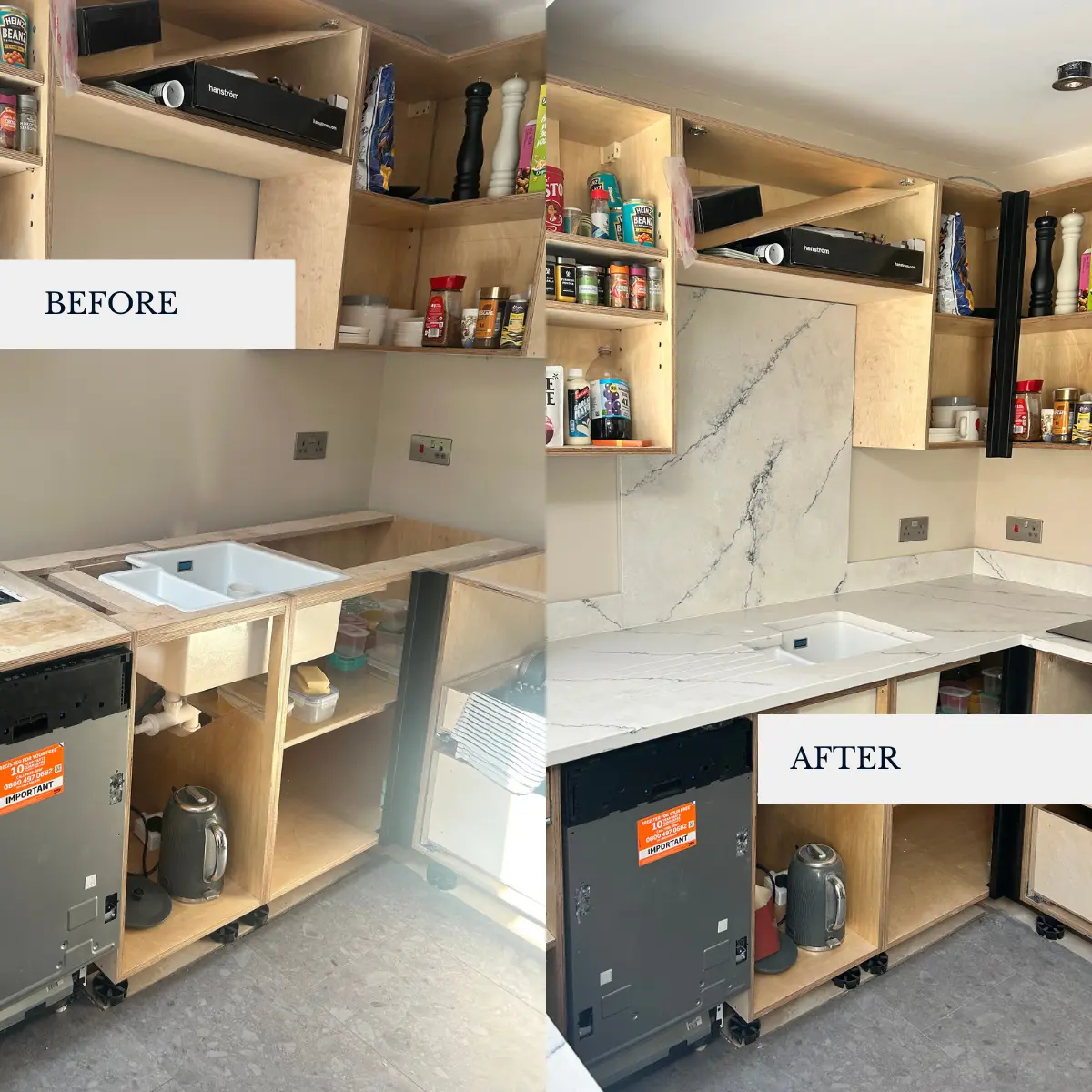 before after marble top picture