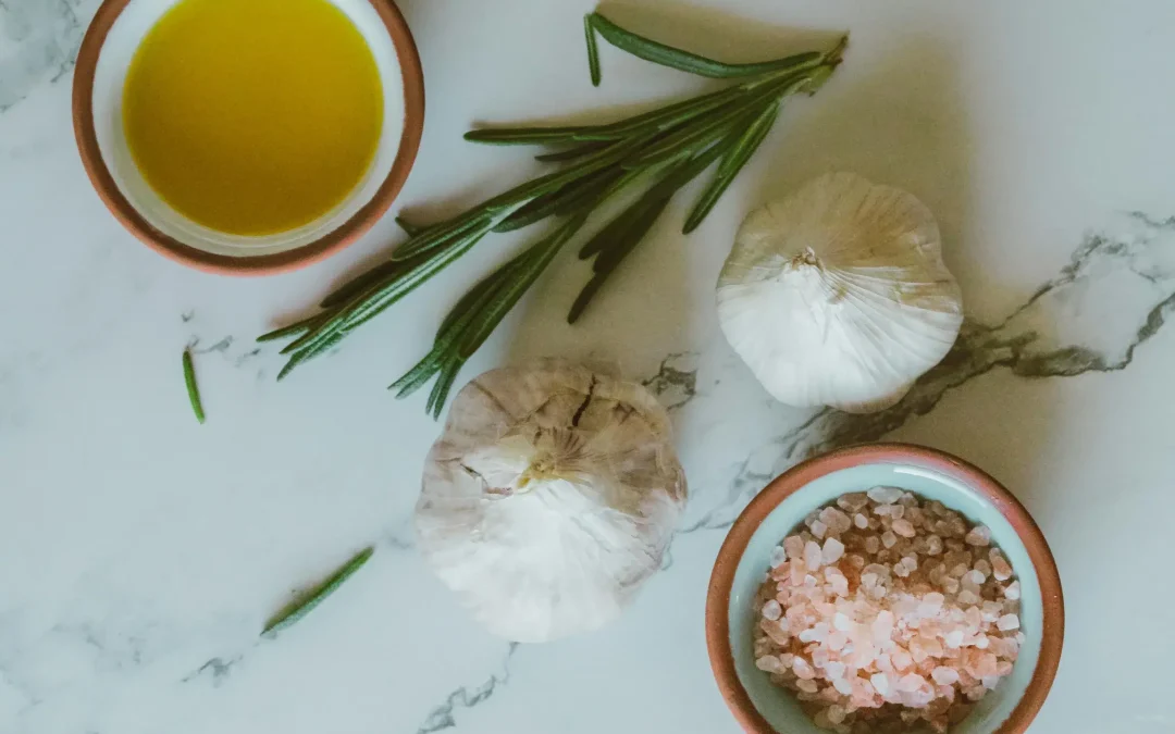 easter cooking on marble worktop